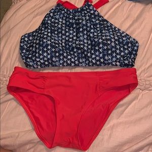 Red, White, and Blue Swimsuit